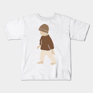 Abstract vector kids and baby little boy Composition Kids T-Shirt